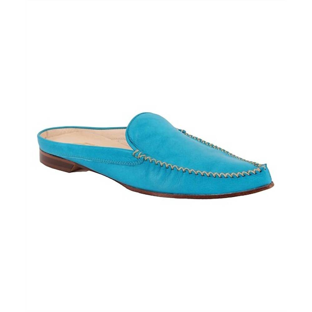 NEW GOLO women's keaton leather sandal in teal leather